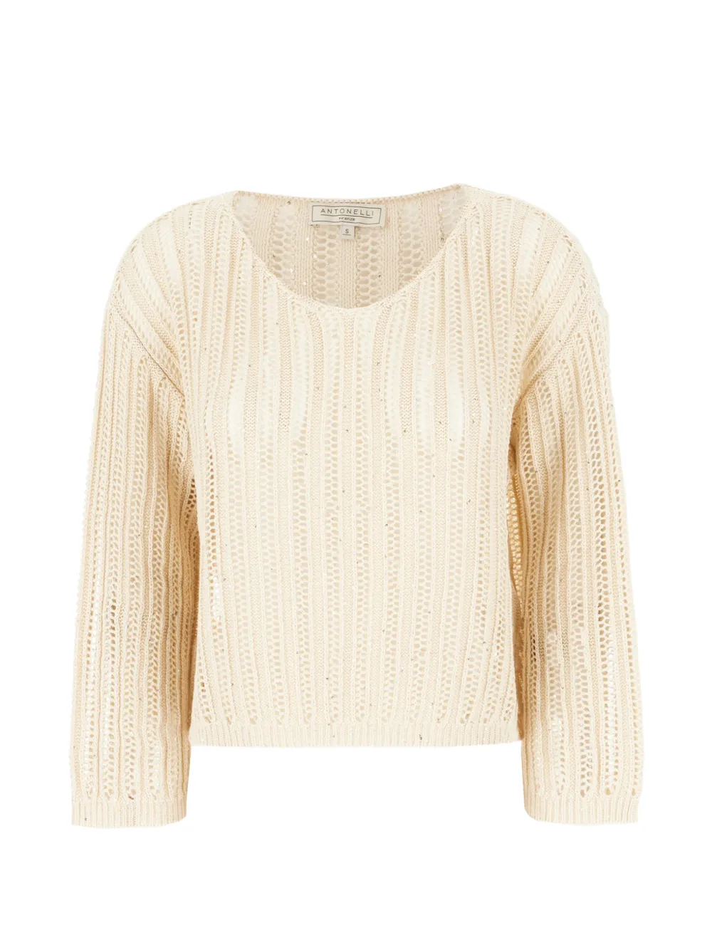 Antonelli long-sleeve sweater - Toni neutri