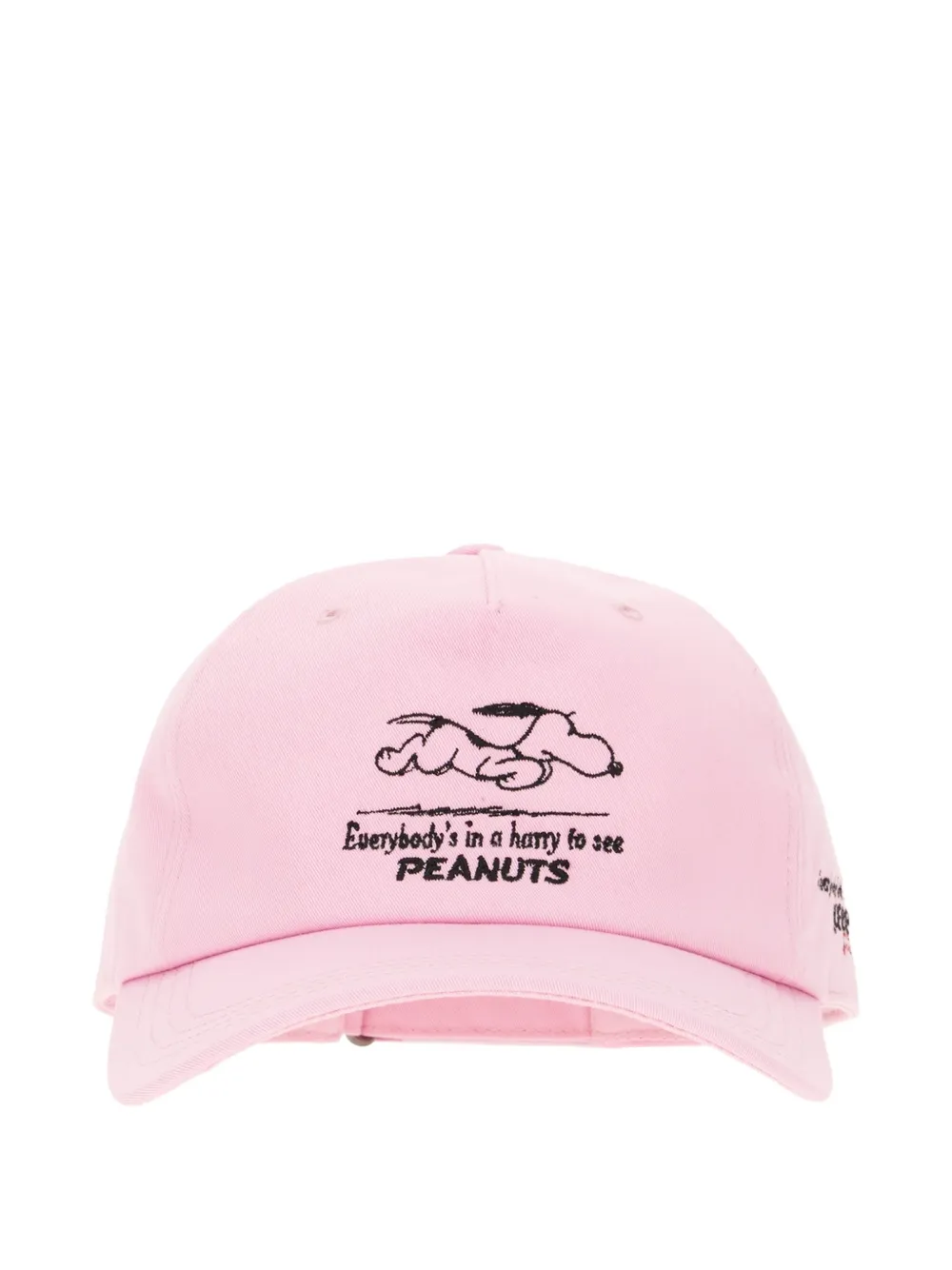 Iceberg X Peanuts Embroidered Cap In Pink