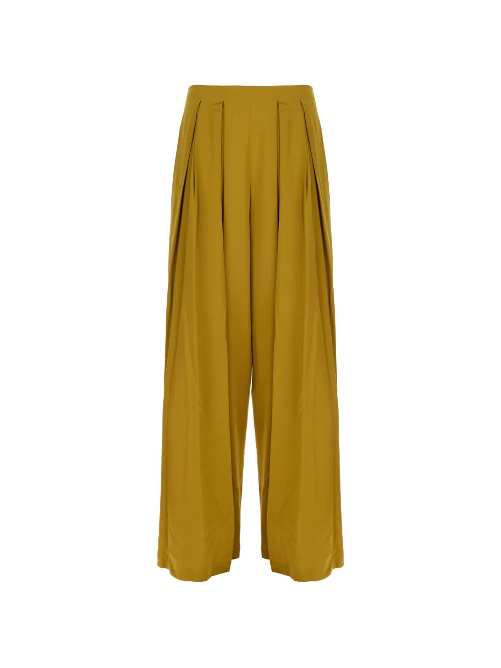 Danamé pleated palazzo pants - Verde