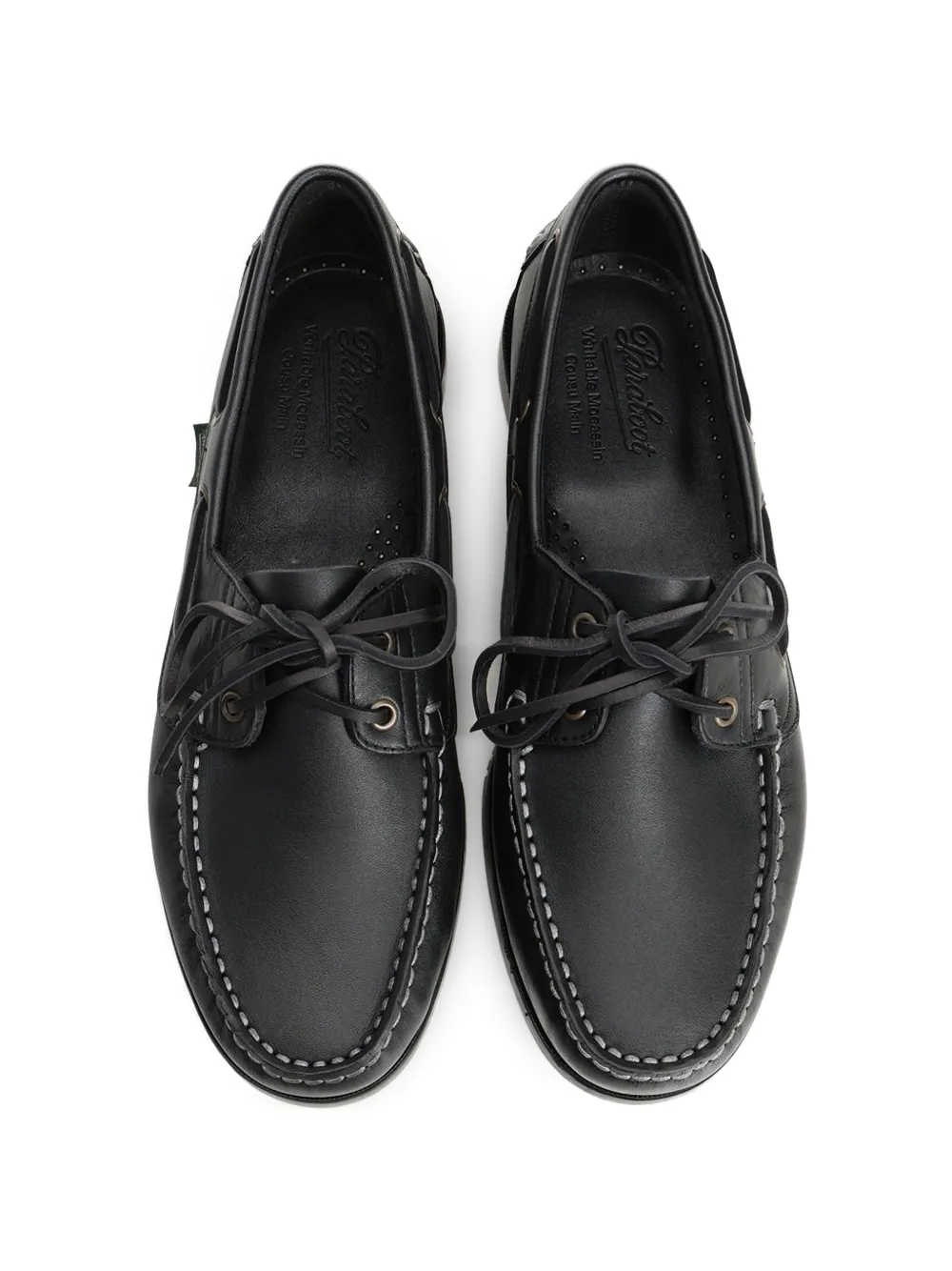 Paraboot Barth lace-up boat-shoes Zwart