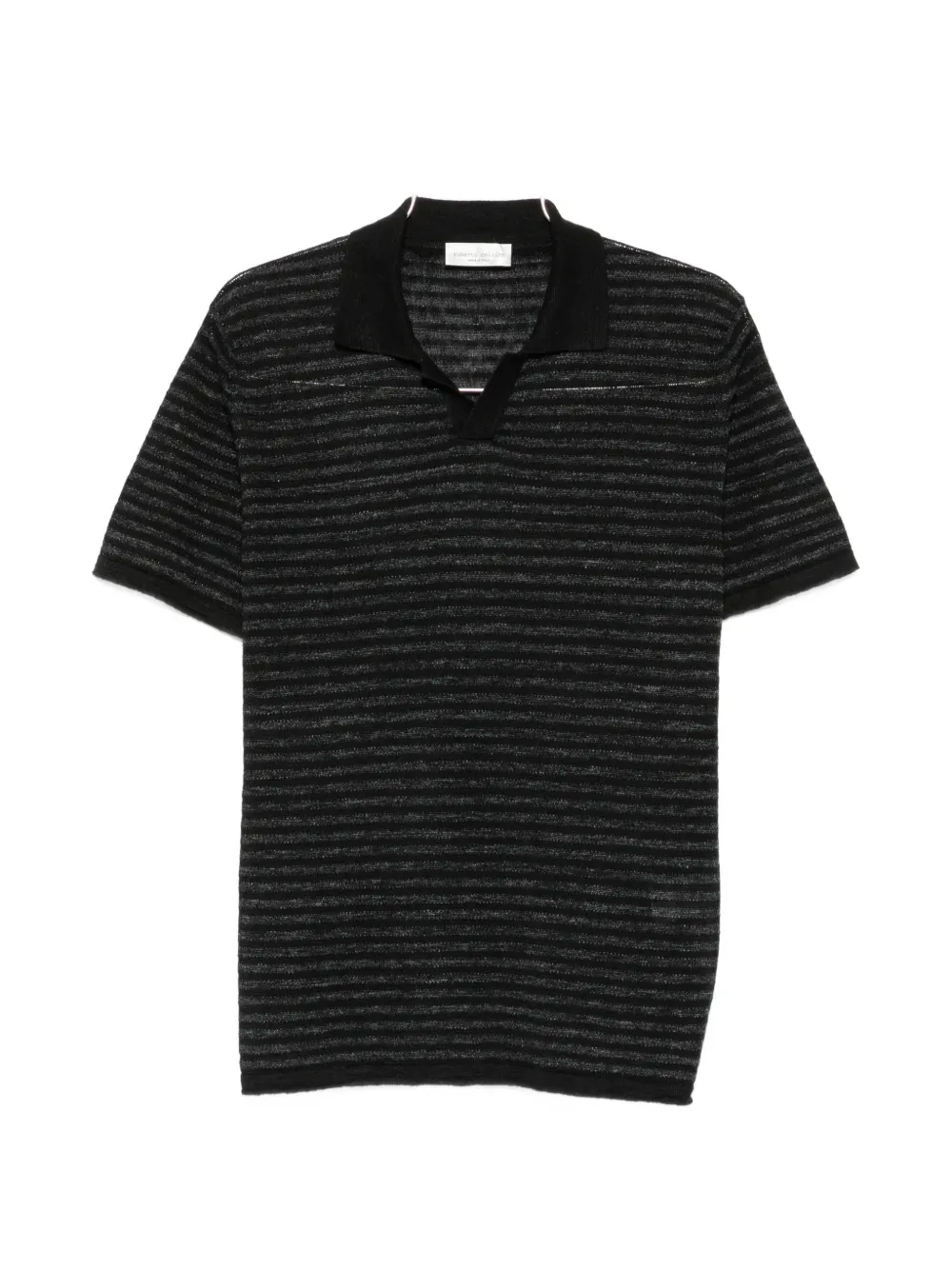 Roberto Collina striped knit T-shirt - Nero