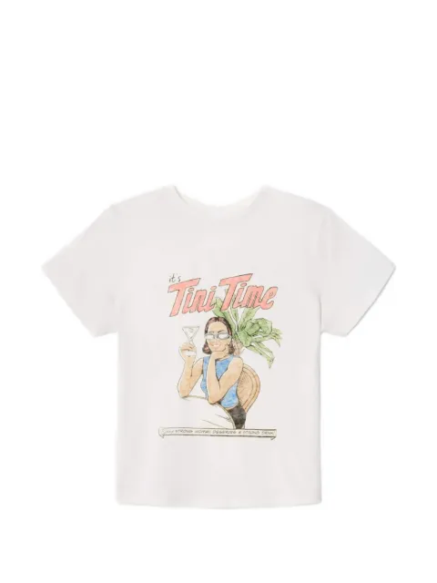 RE/DONE Tini Time graphic-print T-shirt