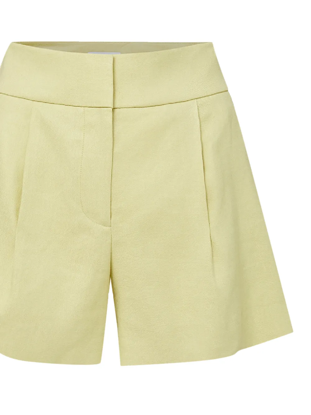 Veronica Beard Haina shorts met plooien Geel