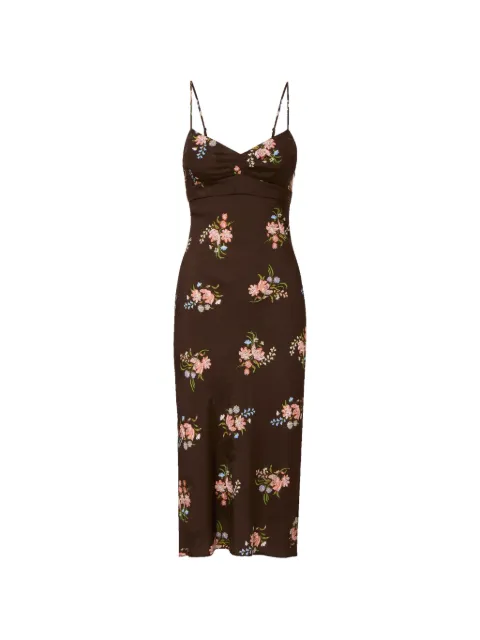 Veronica Beard Shara floral-print midi dress