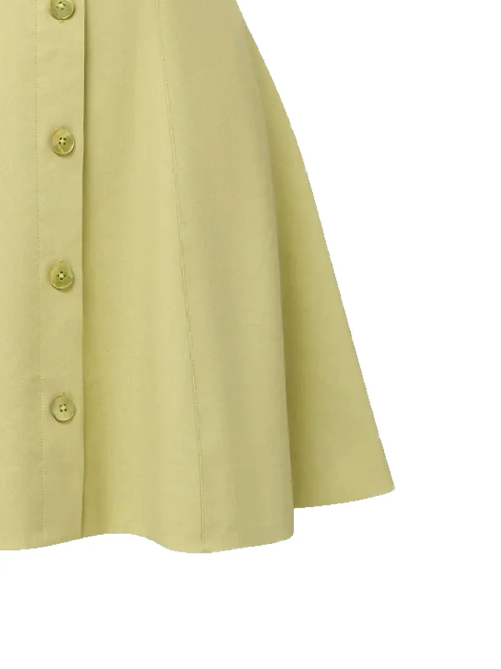 Veronica Beard Steiner mini-jurk met knopen Groen