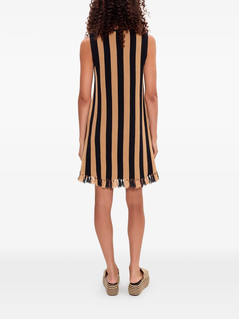 Simon Miller Moji mini-jurk Beige