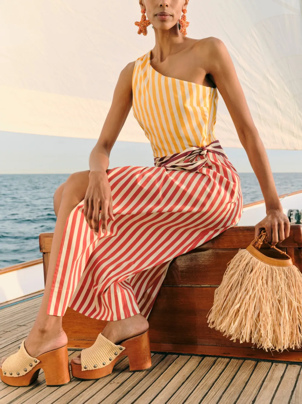 Simon Miller Belem midi-jurk Wit
