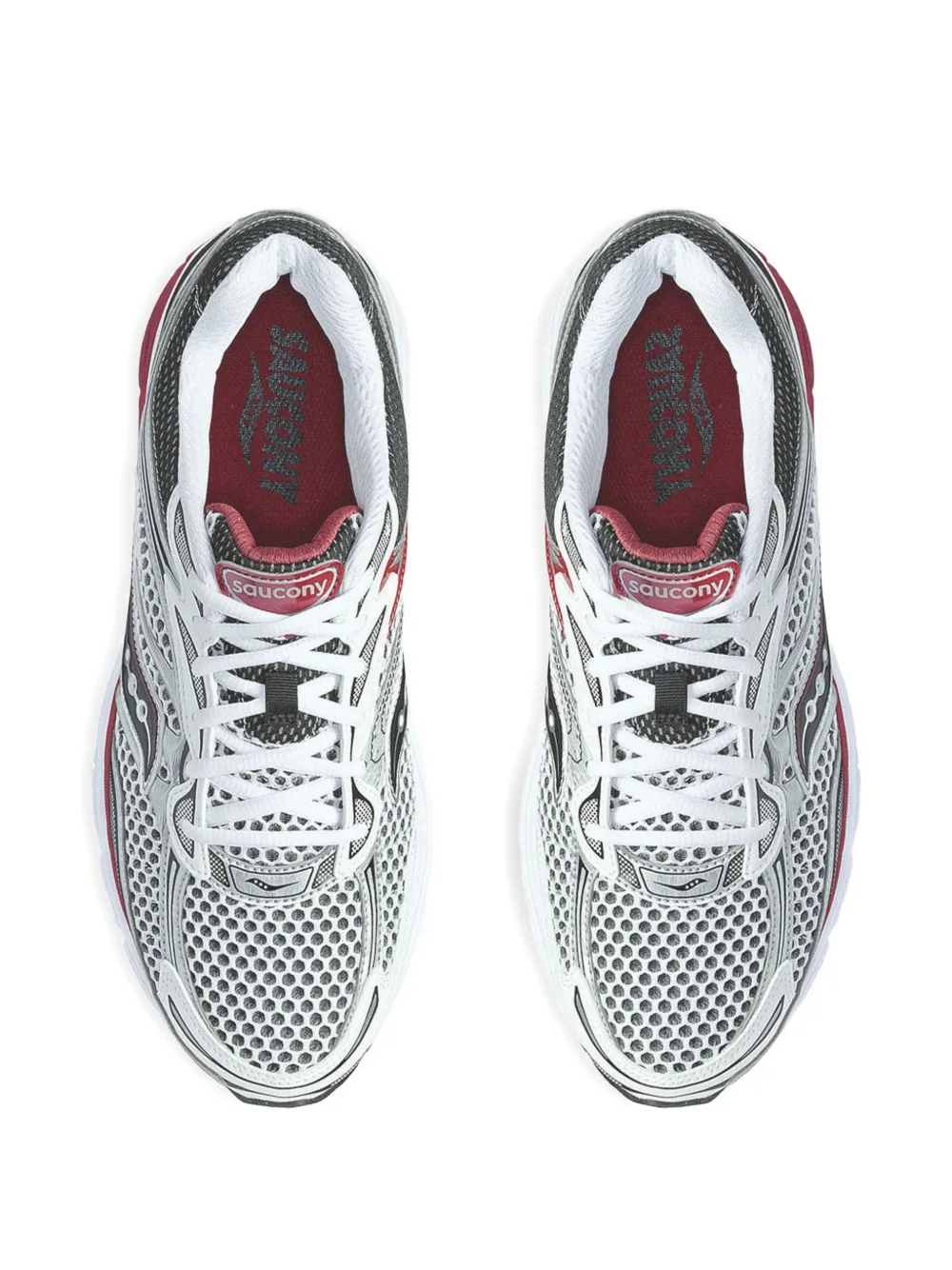 Saucony panel round toe sneakers Wit