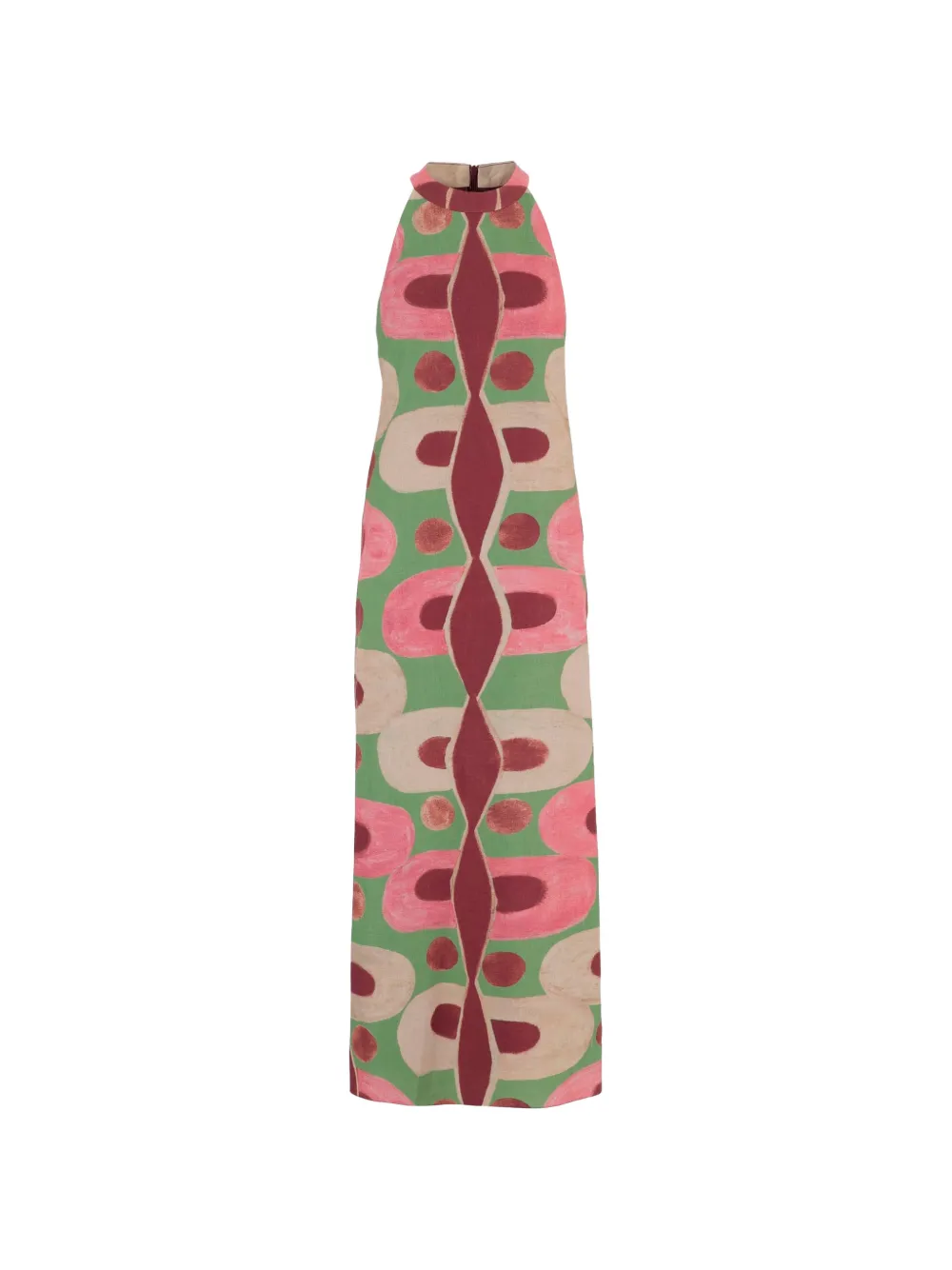 PHILIPPA 1970 Noemi round-neck dress - Verde
