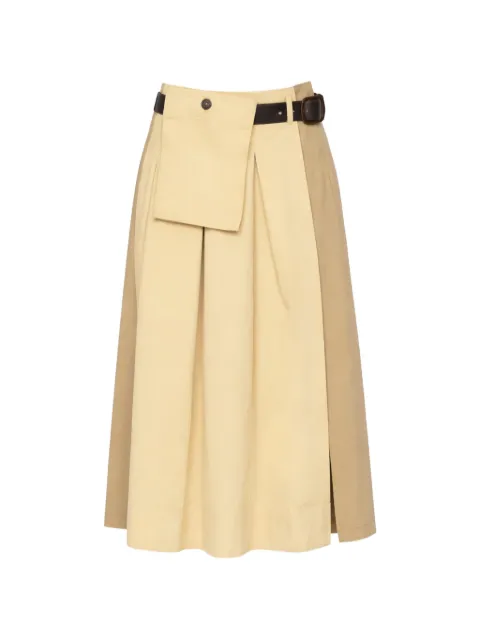 Sea Andrea pleated belted skirt