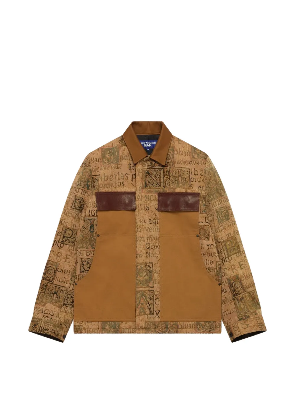 Junya Watanabe MAN panelled print jacket - Toni neutri