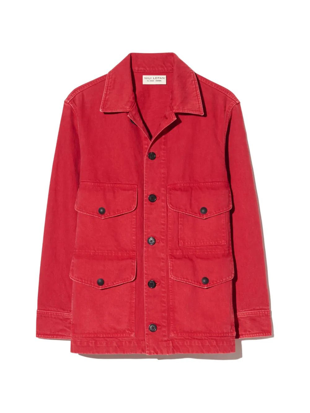 Nili Lotan Leroy buttoned pocket jacket - Rot