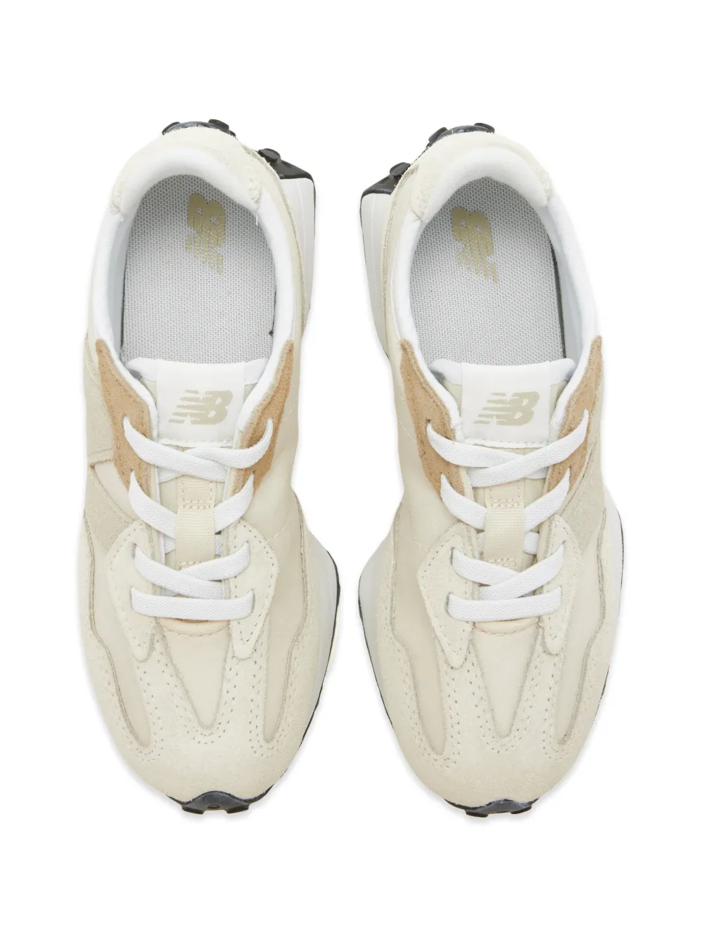 New Balance Kids 327 sneakers met suède logo Beige