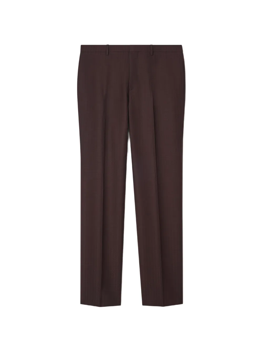 Burberry striped tailored trousers - Marrone