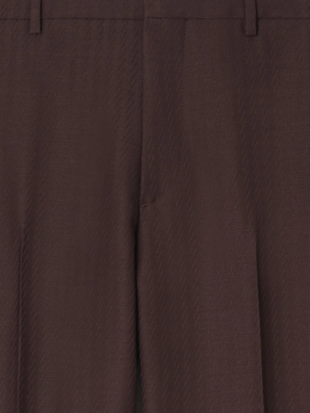 Burberry Gestreepte pantalon Bruin