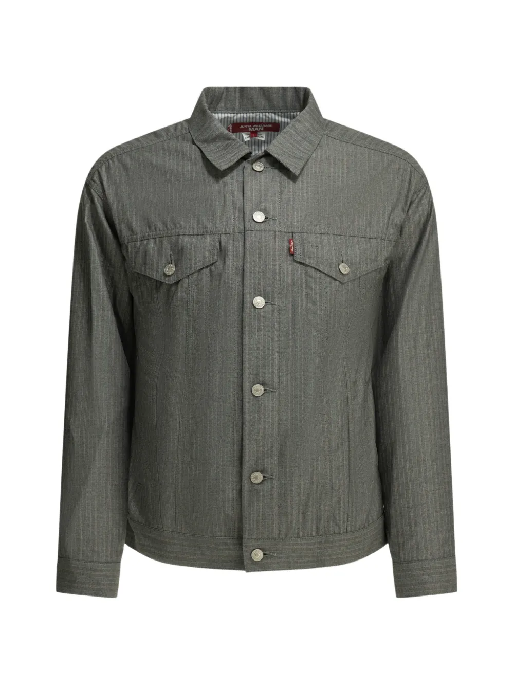Junya Watanabe MAN buttoned shirt-jacket - Grigio