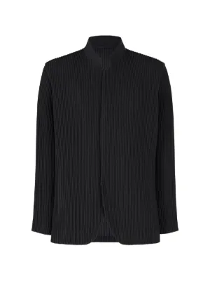 Homme Plissé Issey Miyake プリーツ シングルジャケット | ブラック