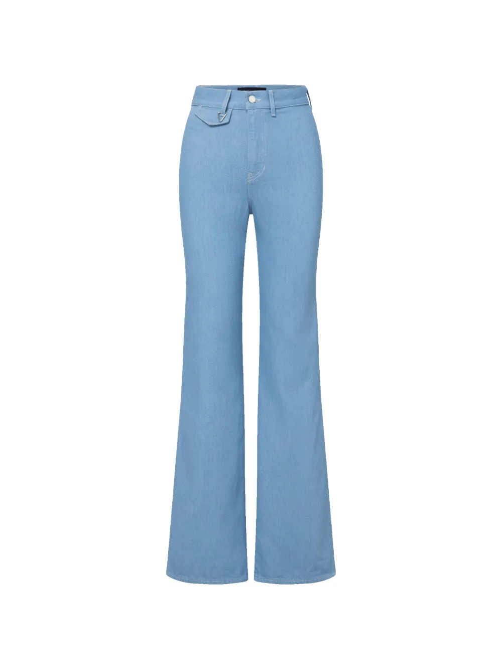 Veronica Beard Crosbie high-rise wide leg trousers - Blu