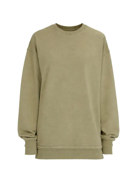 Diesel vestido estilo sudadera con falda de encaje y gasa