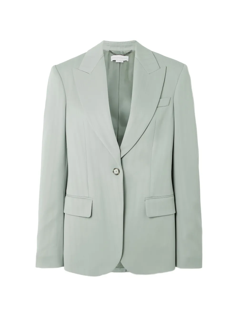 Stella McCartney stripe slim jacket - Green