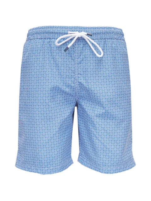 Fedeli drawstring patterned swim shorts