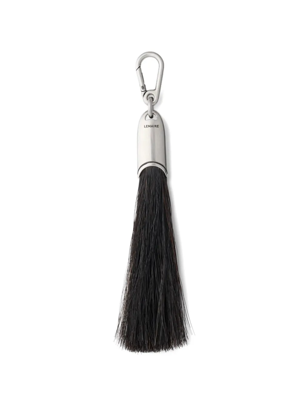 LEMAIRE maxi brush bag charm - Nero