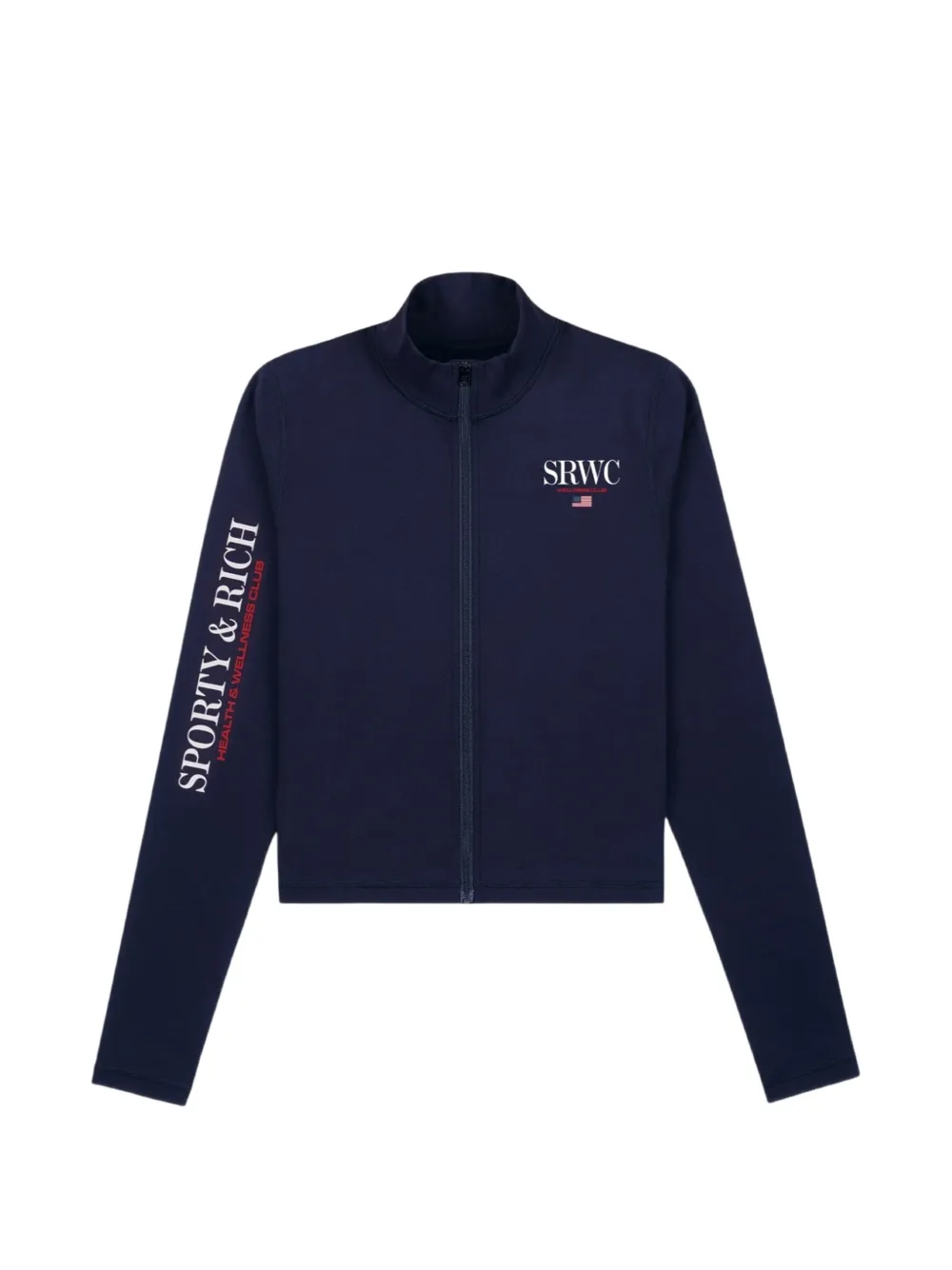 Sporty & Rich zip-up jacket - Blu