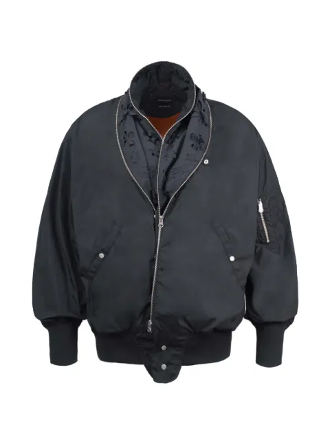 JUNTAE KIM laser-slashed bomber jacket