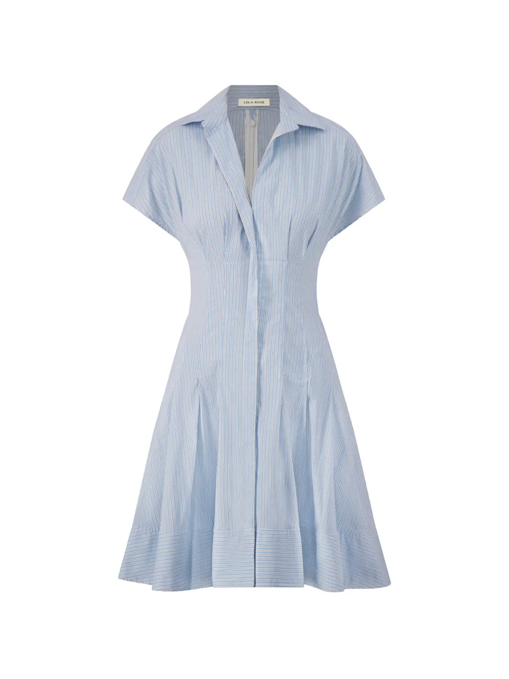 Lela Rose striped short dress - Blu