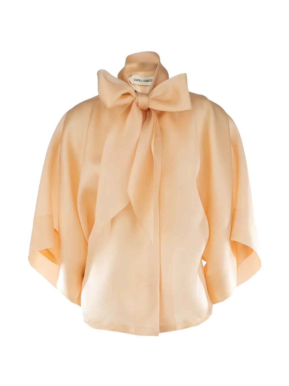Alberta Ferretti bow blouse - Toni neutri