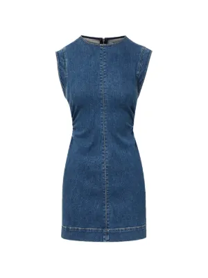 Simon Miller Carob Mini Dress | Blue | FARFETCH AU