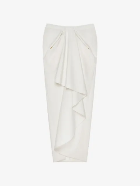 Givenchy falda larga con diseño drapeado