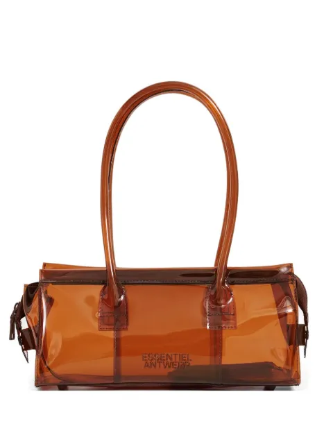 Essentiel Antwerp clear top-handles shoulder bag