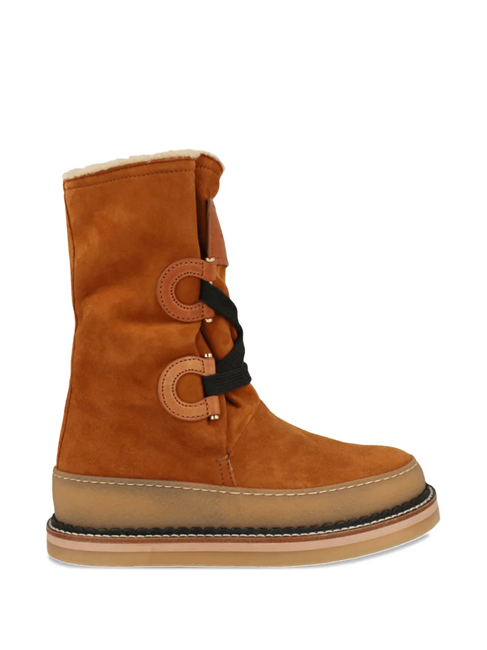 Ferragamo Loop laarzen Bruin