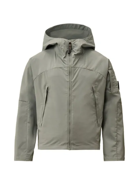 C.P. Company Kids veste U16 Pro-Tek à capuche et détail verres de lunettes signature