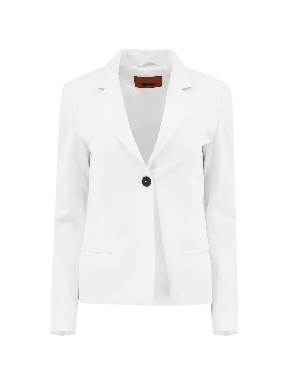 Missoni Single-breasted Blazer In White