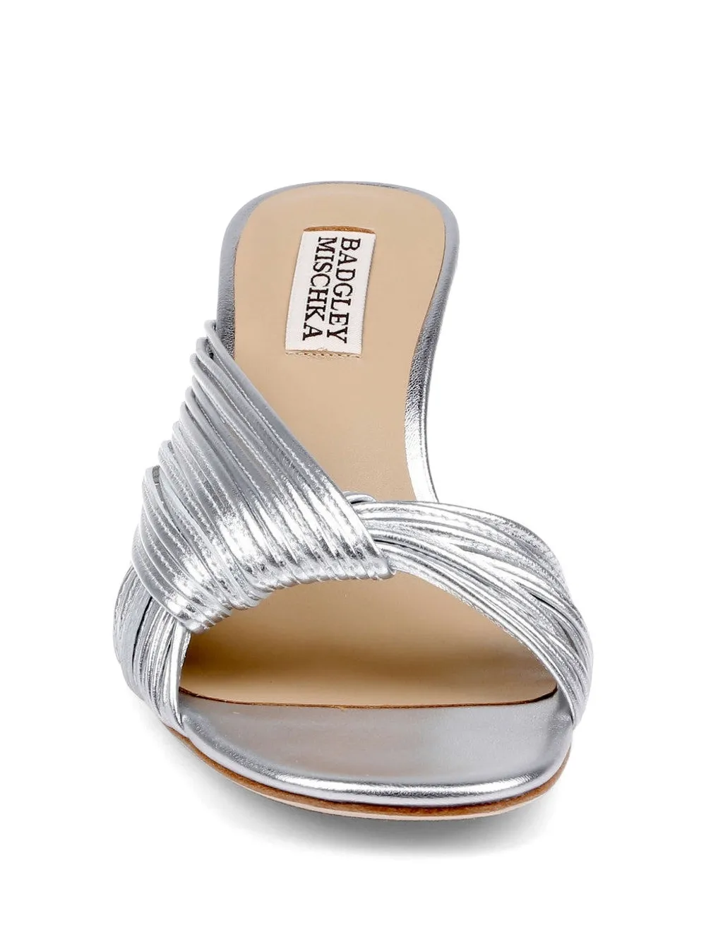 Badgley Mischka Winta geknoopte sandalen Zilver
