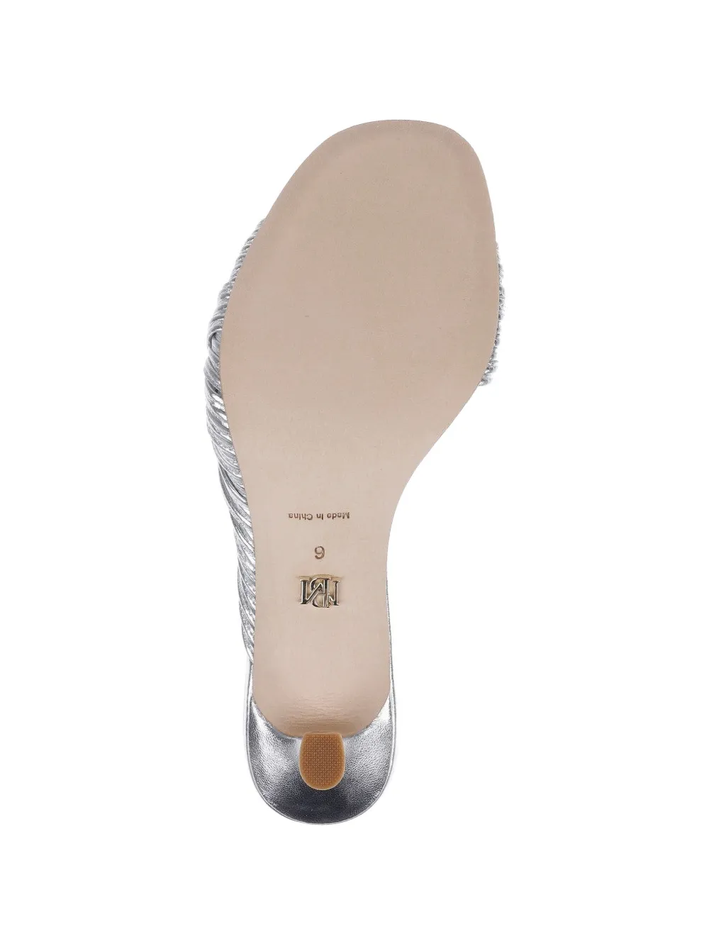 Badgley Mischka Winta geknoopte sandalen Zilver