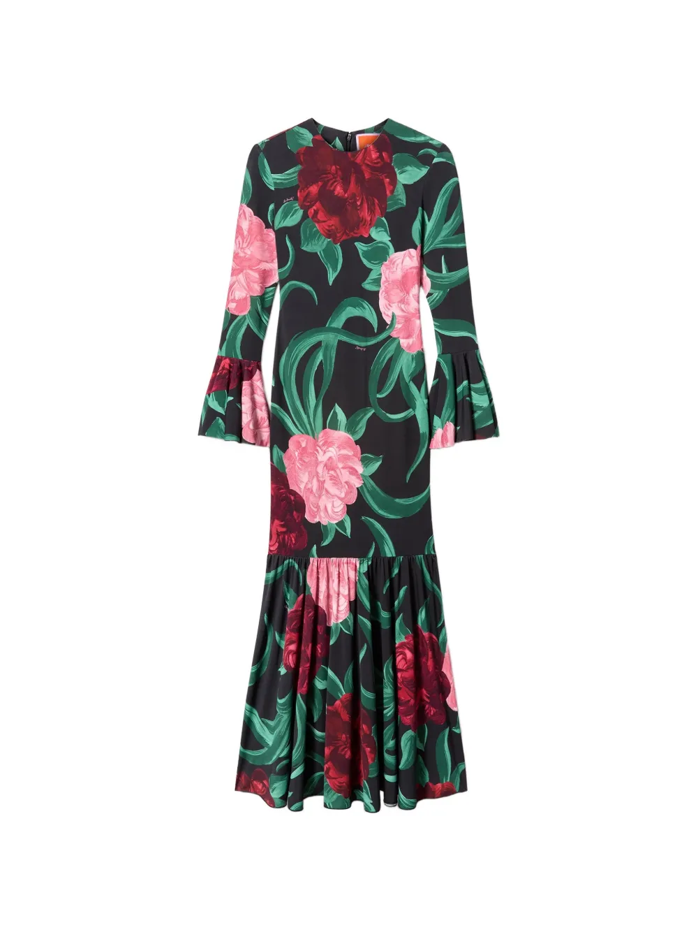 La DoubleJ Alba floral-print dress - Black