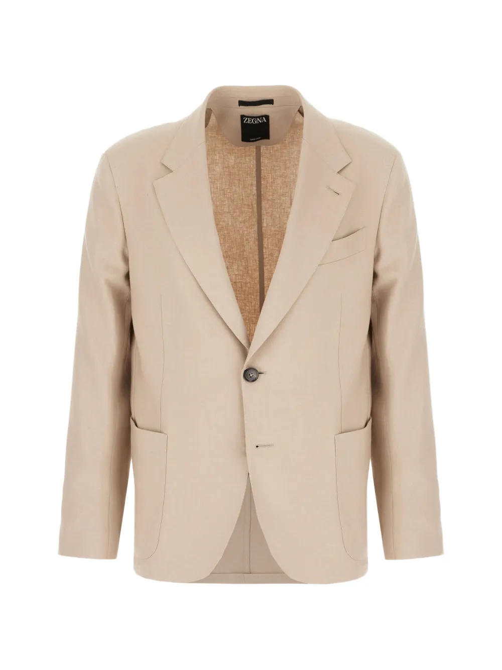 Zegna single-breasted blazer - Toni neutri
