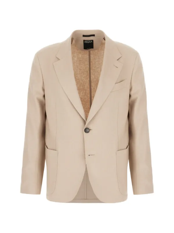 Zegna シングルジャケット | ニュートラル | FARFETCH JP