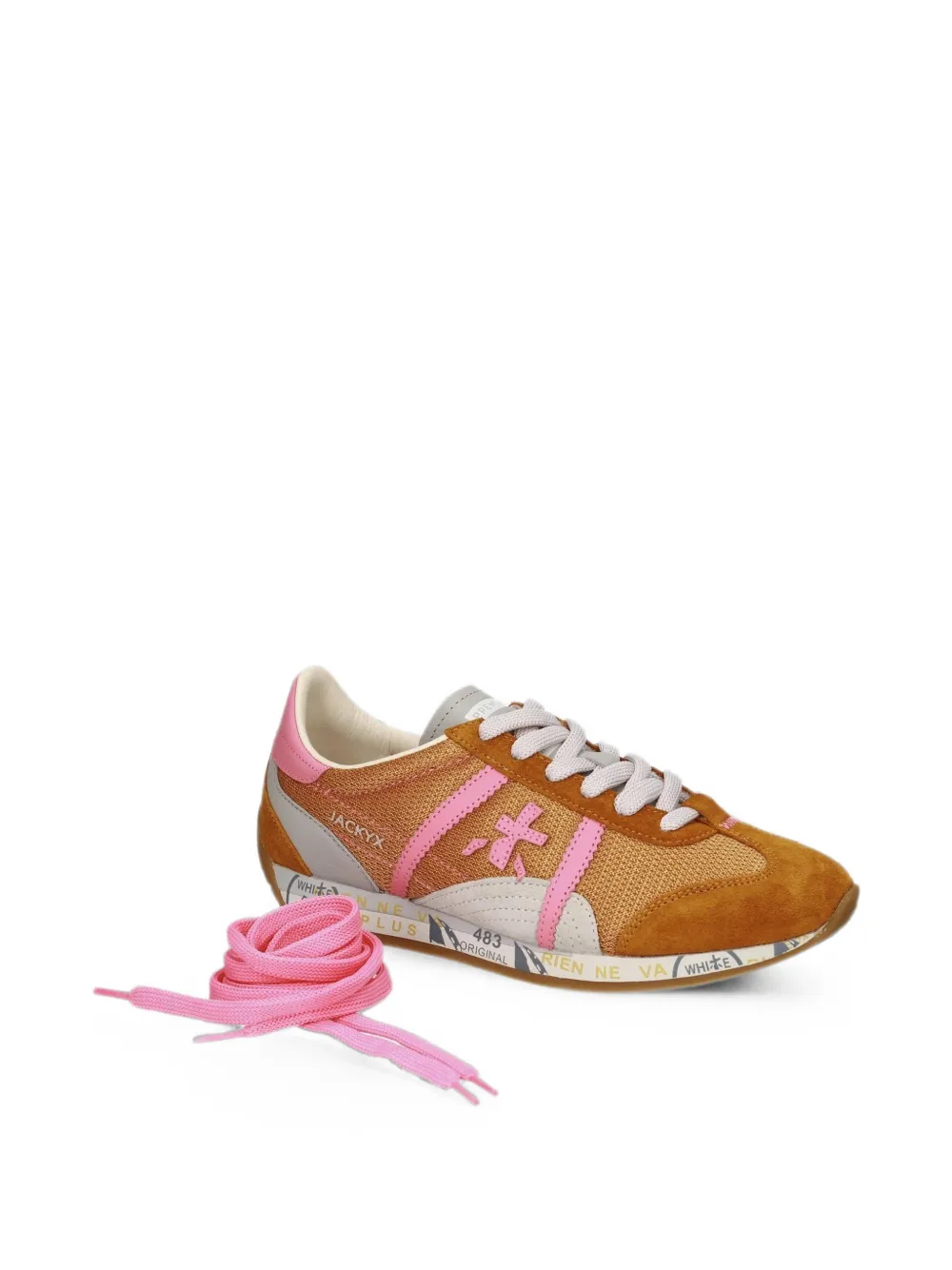 Premiata Jackyxd logo-patch sneakers Bruin