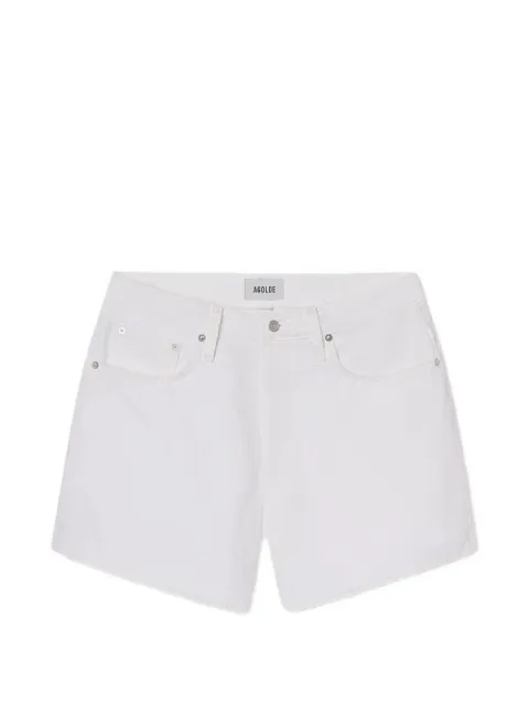 AGOLDE five-pocket denim shorts