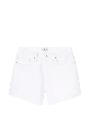 Alexander Wang high-rise Denim Mini Shorts | White | FARFETCH