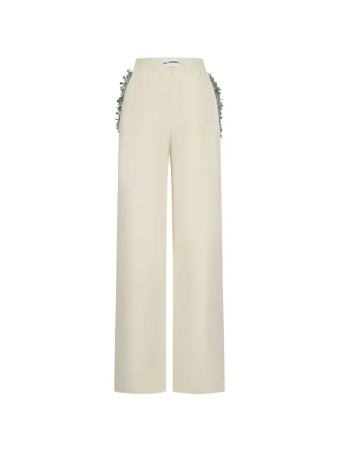 DES PHEMMES sequin-embellished trousers