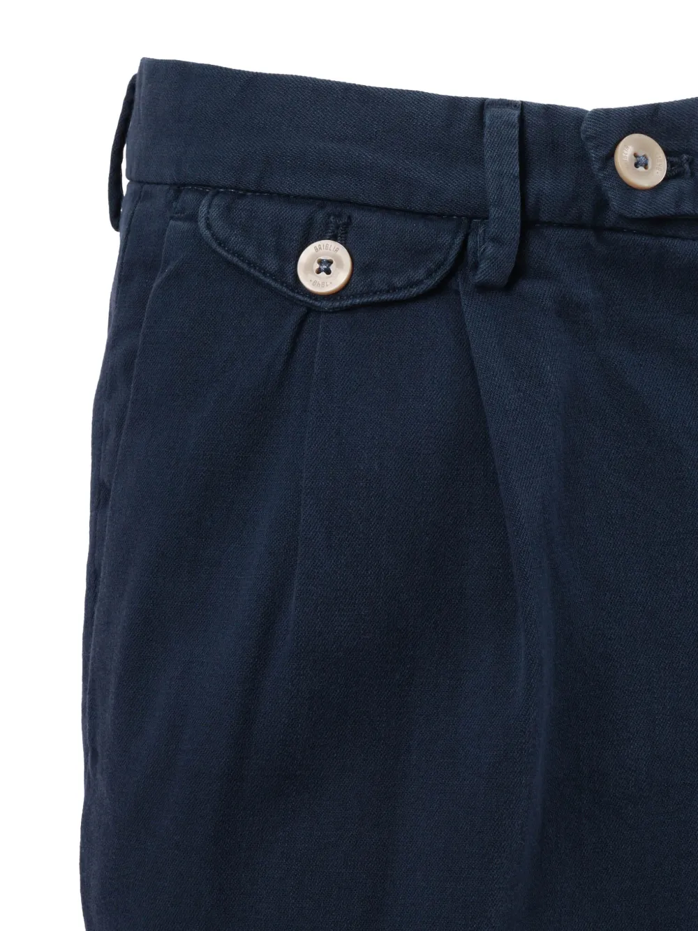 Briglia 1949 Plooibroek met klepzak Blauw