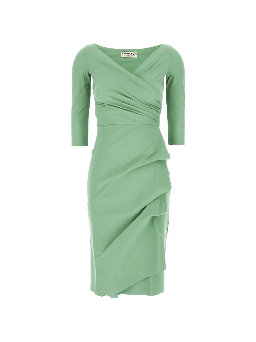 CHIARA BONI La Petite Robe Florien draped dress - Verde