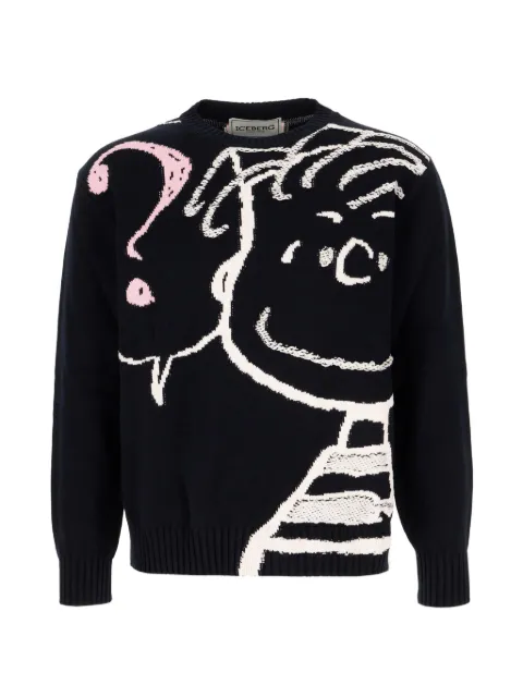 Iceberg x Peanuts intarsia-knit sweater
