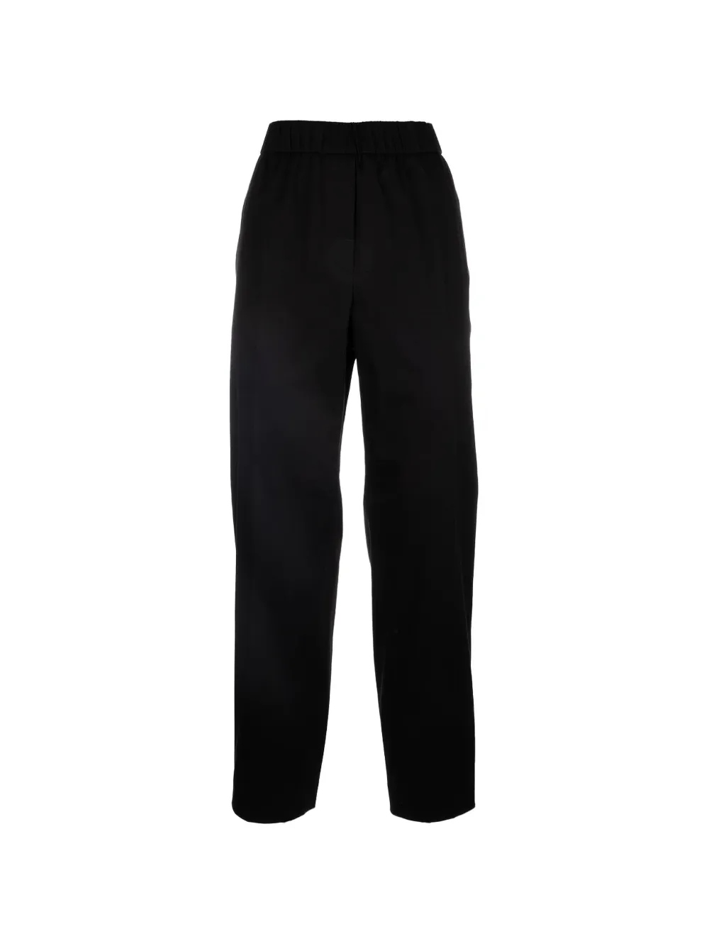 Peserico chain-trim elasticated-waistband trousers - Nero