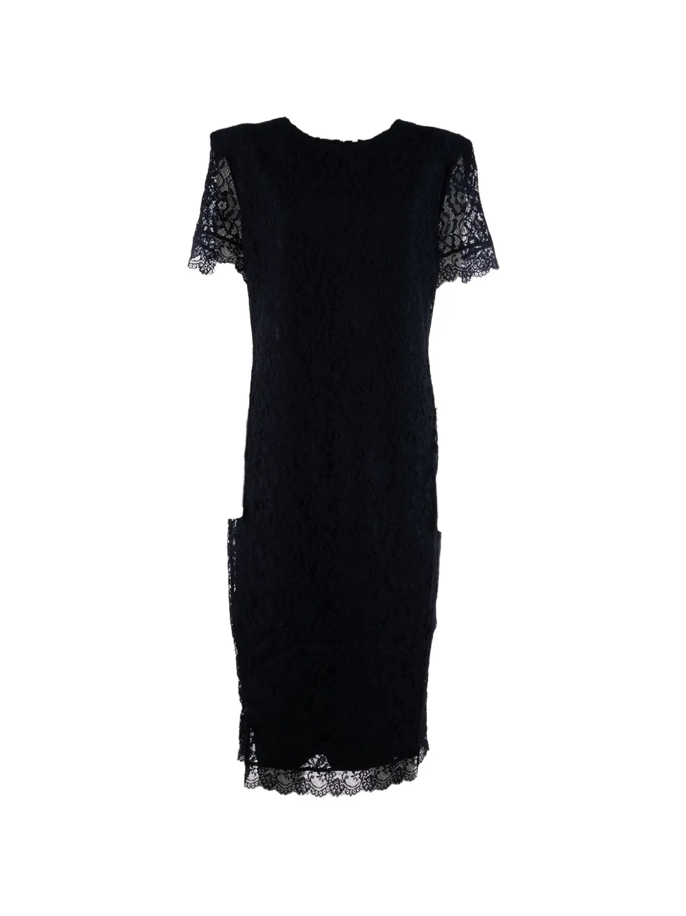 CHIARA BONI La Petite Robe lace cre-neck dress - Blu